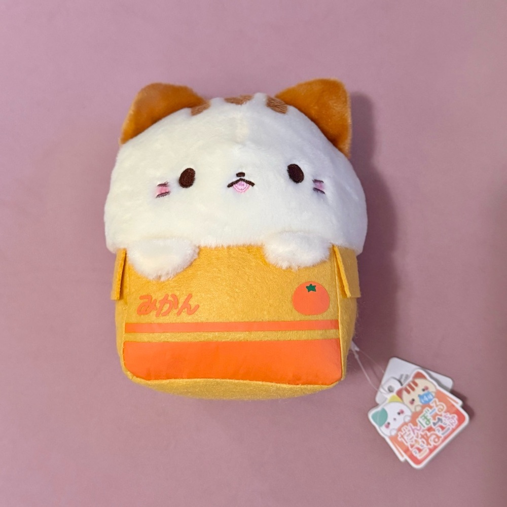 NWT Yell Juice Box Cat Plush 6.5" - Picture 2 of 7